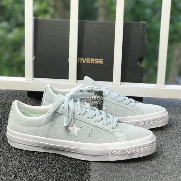 converse one star suede blue